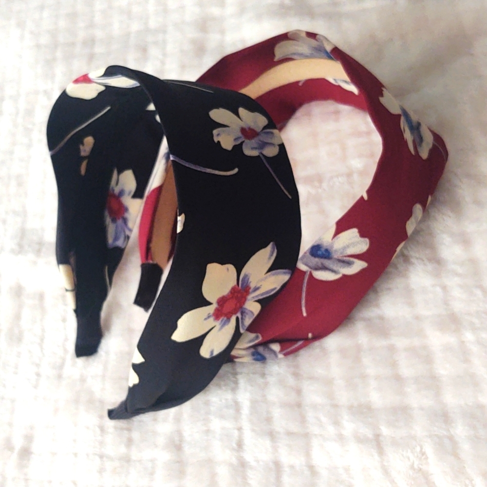 2 Floral Headbands - Picture 1 of 6